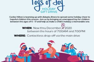 El Hotel Caribe Hilton realiza un Toy Drive para Adopta Ahora, Inc.