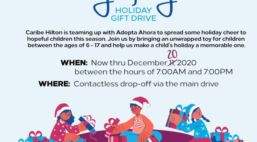 El Hotel Caribe Hilton realiza un Toy Drive para Adopta Ahora, Inc.