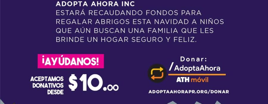 Campaña a beneficio de niños en hogares sustitutos